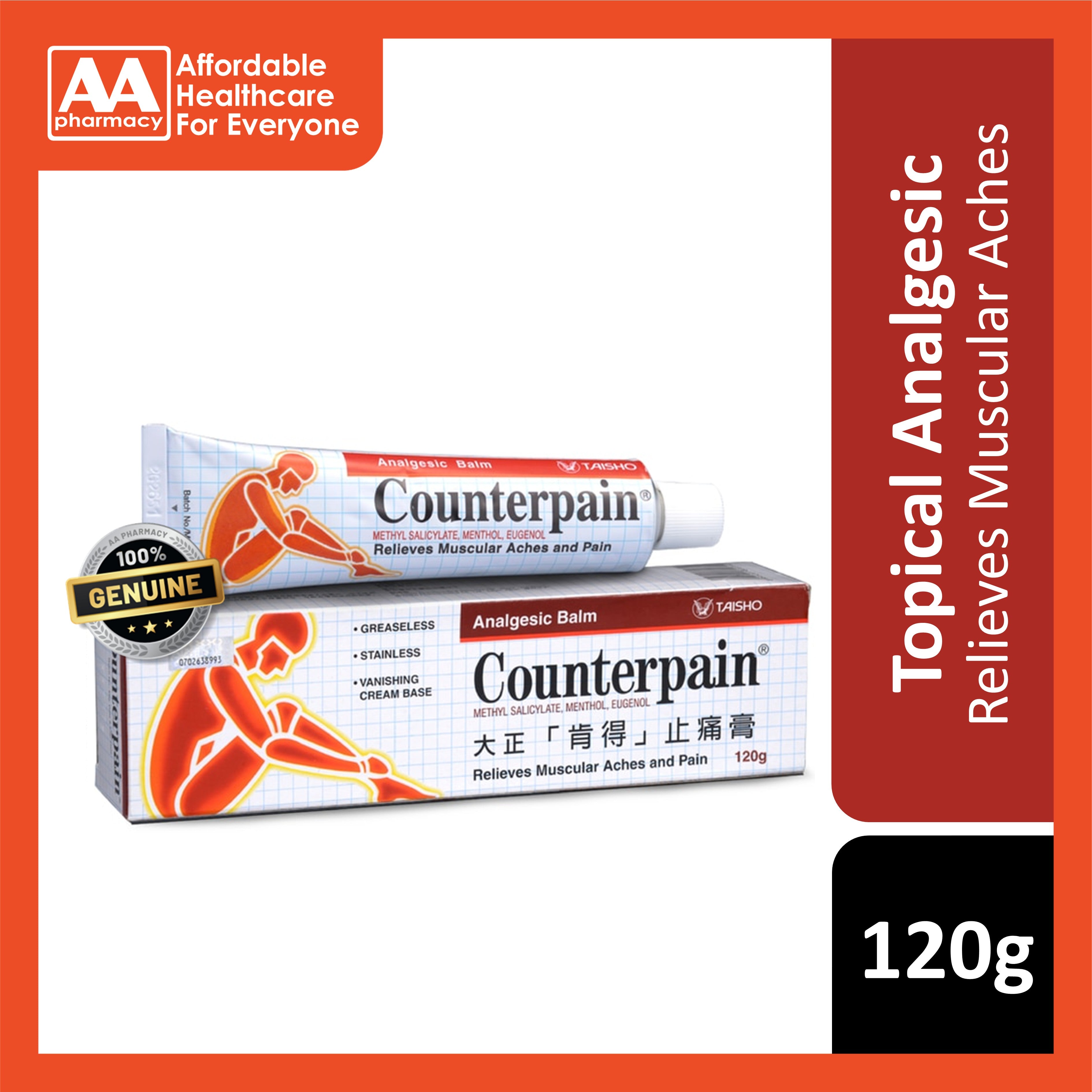 Counterpain Analgesic Balm 120g