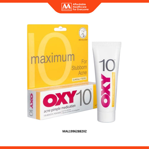 Oxy 10 Maximum (10% Benzoyl Peroxide) Acne Pimple Lotion 25g (For Stubborn Pimple)