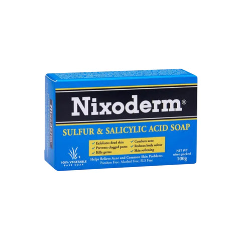Nixoderm Sulfur and Salicylic Acid Soap 100g