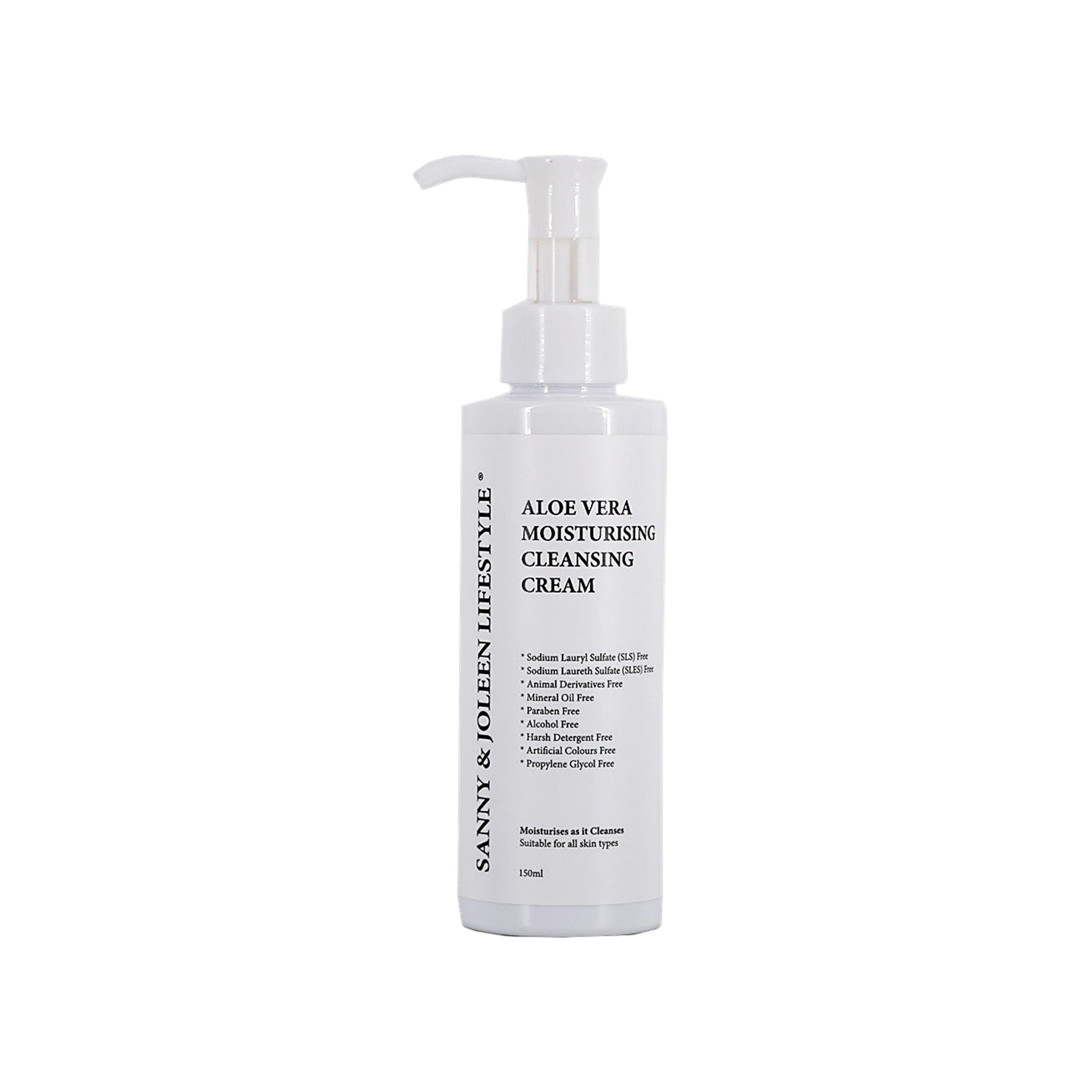 Sanny and Joleen Lifestyle Aloe Vera Moisturising Cleansing Cream 150mL
