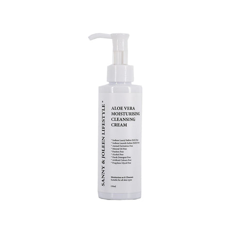 Sanny and Joleen Lifestyle Aloe Vera Moisturising Cleansing Cream 150mL