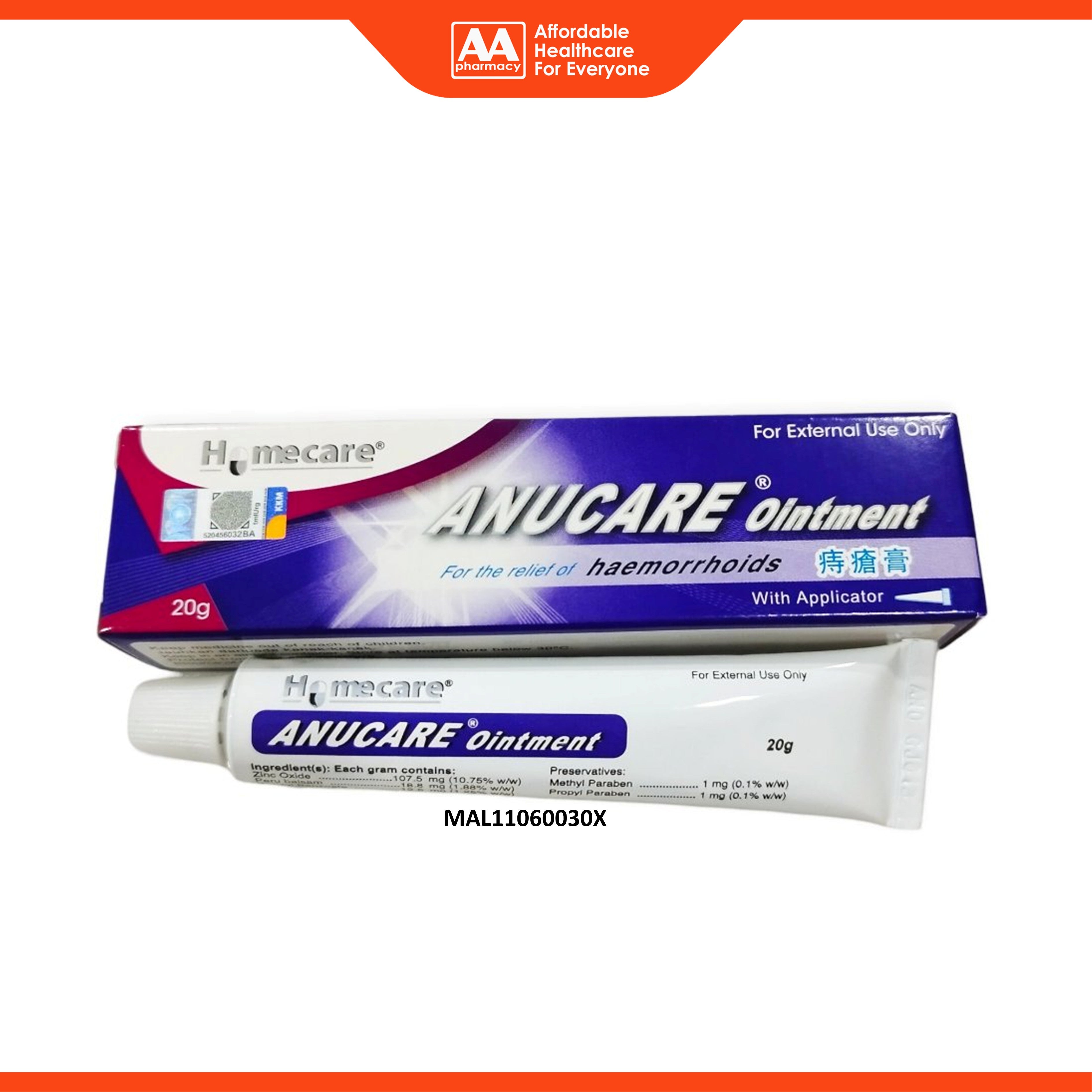 Anucare Ointment (With Applicator) 20g