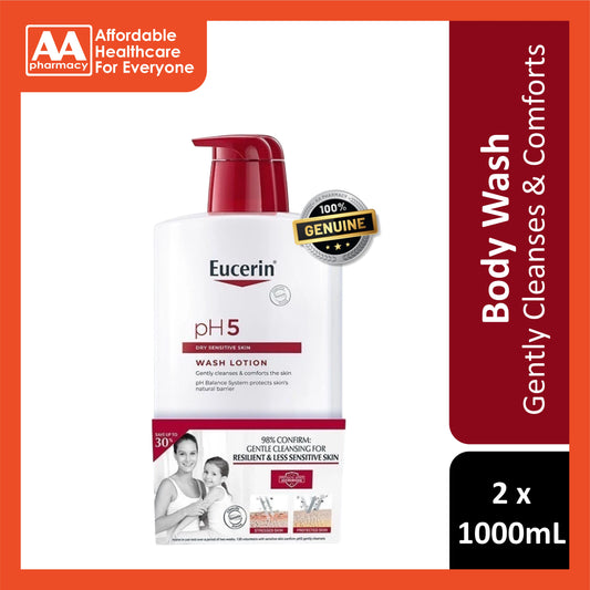 Eucerin pH5 Washlotion Twinpack 2x1000mL