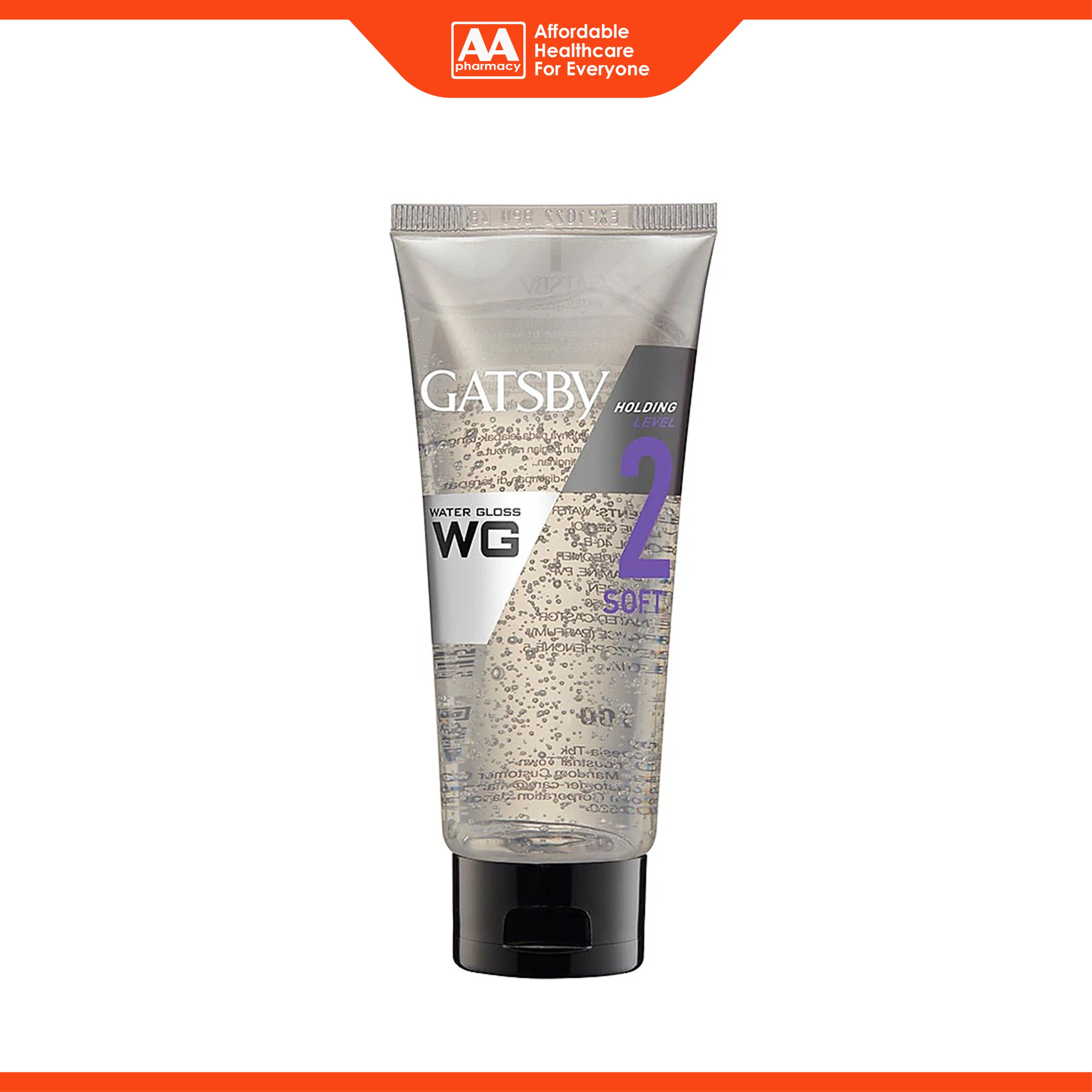 Gatsby Water Gloss Hair Gel (Soft, Holding Level 2) 170g