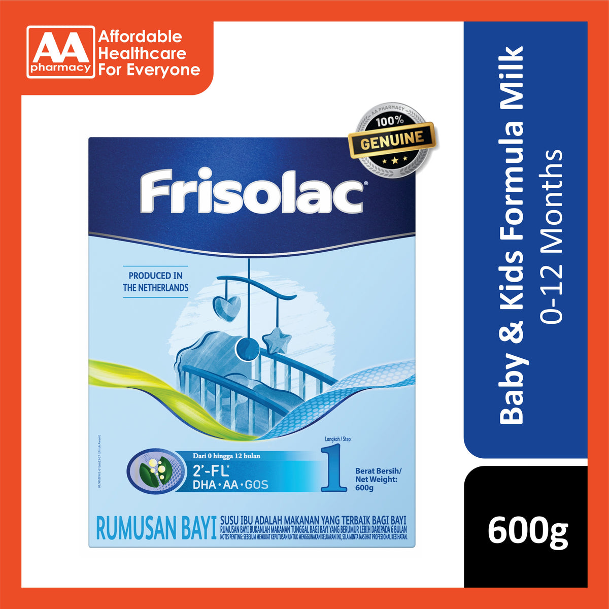 Frisolac Infant’s Nutrition Milk Formula Step 1 (For Age 0-12 Months ...