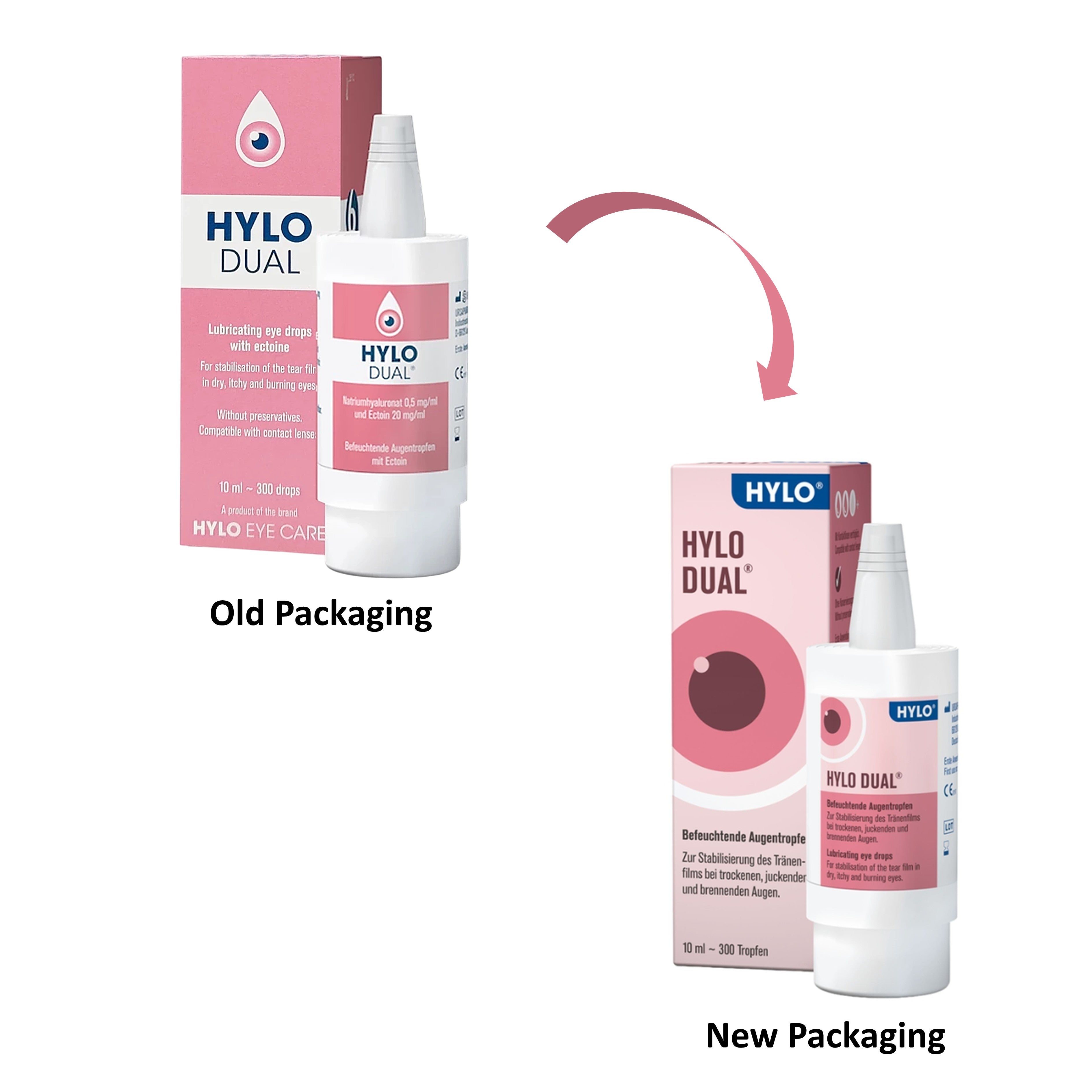Hylo Dual Lubricating Eye Drops with Ectoine (10ml)