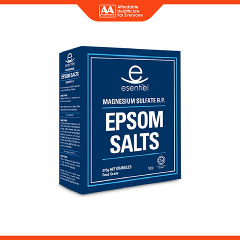 Esentiel Epsom Salts (Magnesium Sulfate B.P.) 375g