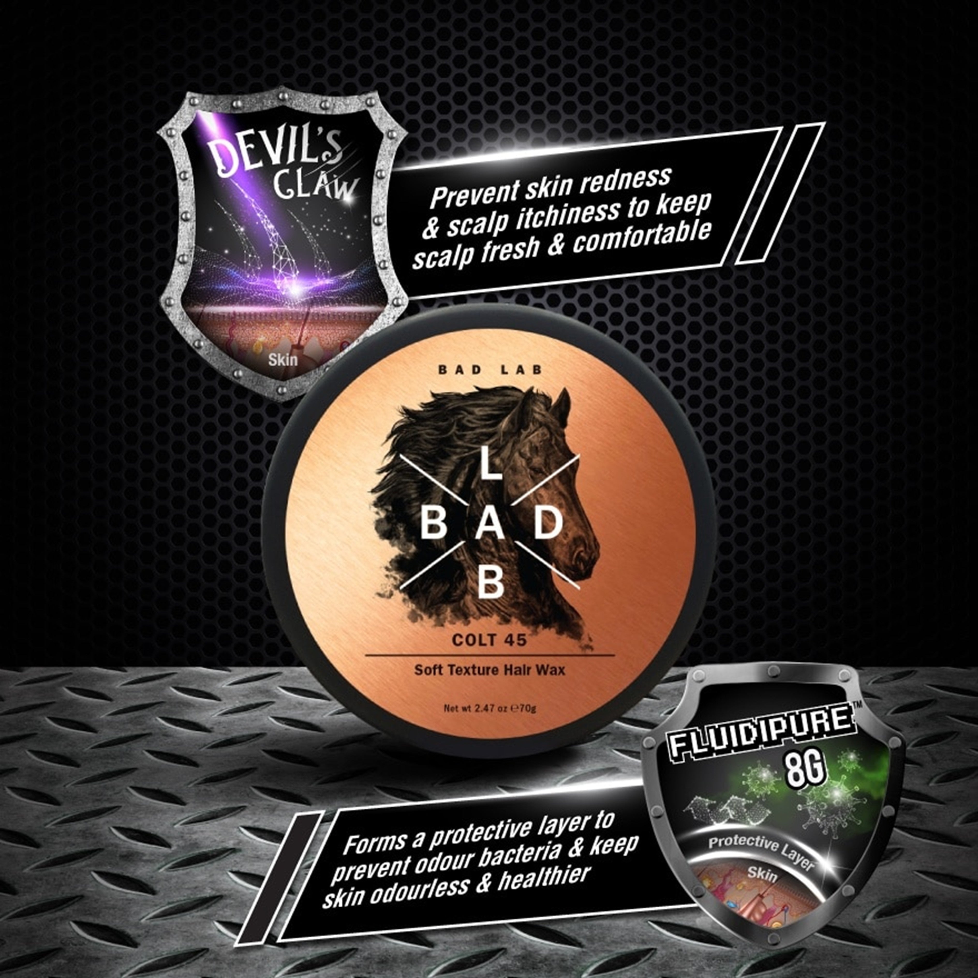 Bad Lab Colt 45 Soft Texture Hair Wax 70g