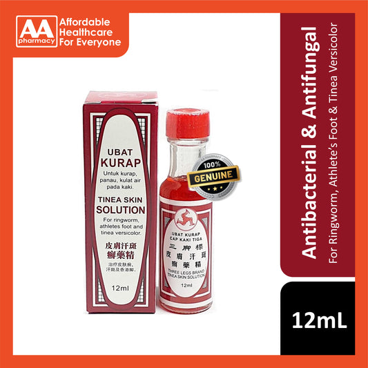 3 Legs Tinea Skin Solution 12mL