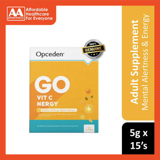 [CLEARANCE] [EXP 16/10/2025] Opceden Go Vit C Nergy 5gx15's