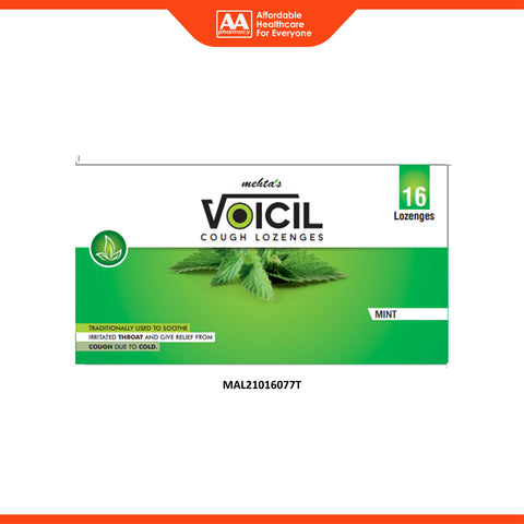 Voicil Cough Lozenges 16's (Mint Flavour)