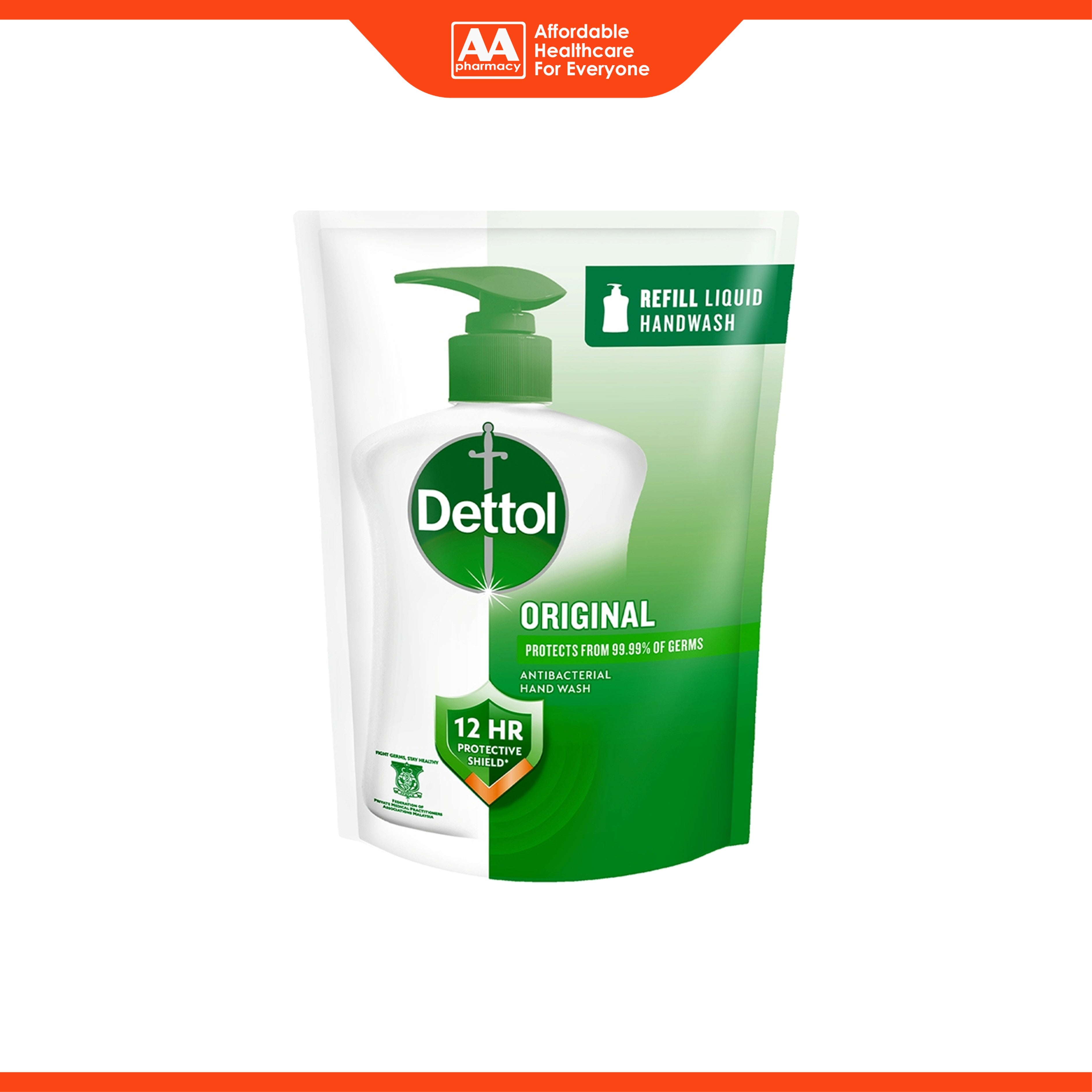 Dettol (Original) Antibacterial Hand Wash (Refill) 225g