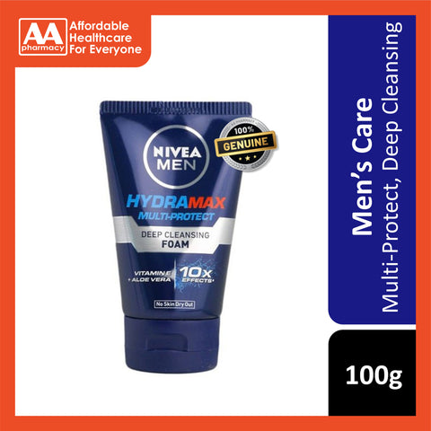 Nivea Men Hydra Max Multi-Protect Deep Cleansing Foam 100g