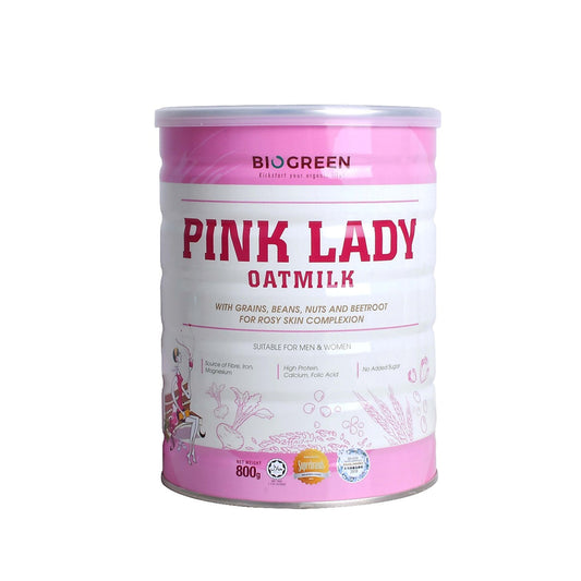 Biogreen Pink Lady Oatmilk With Grains, Beans, Nuts and Beetroot 800g