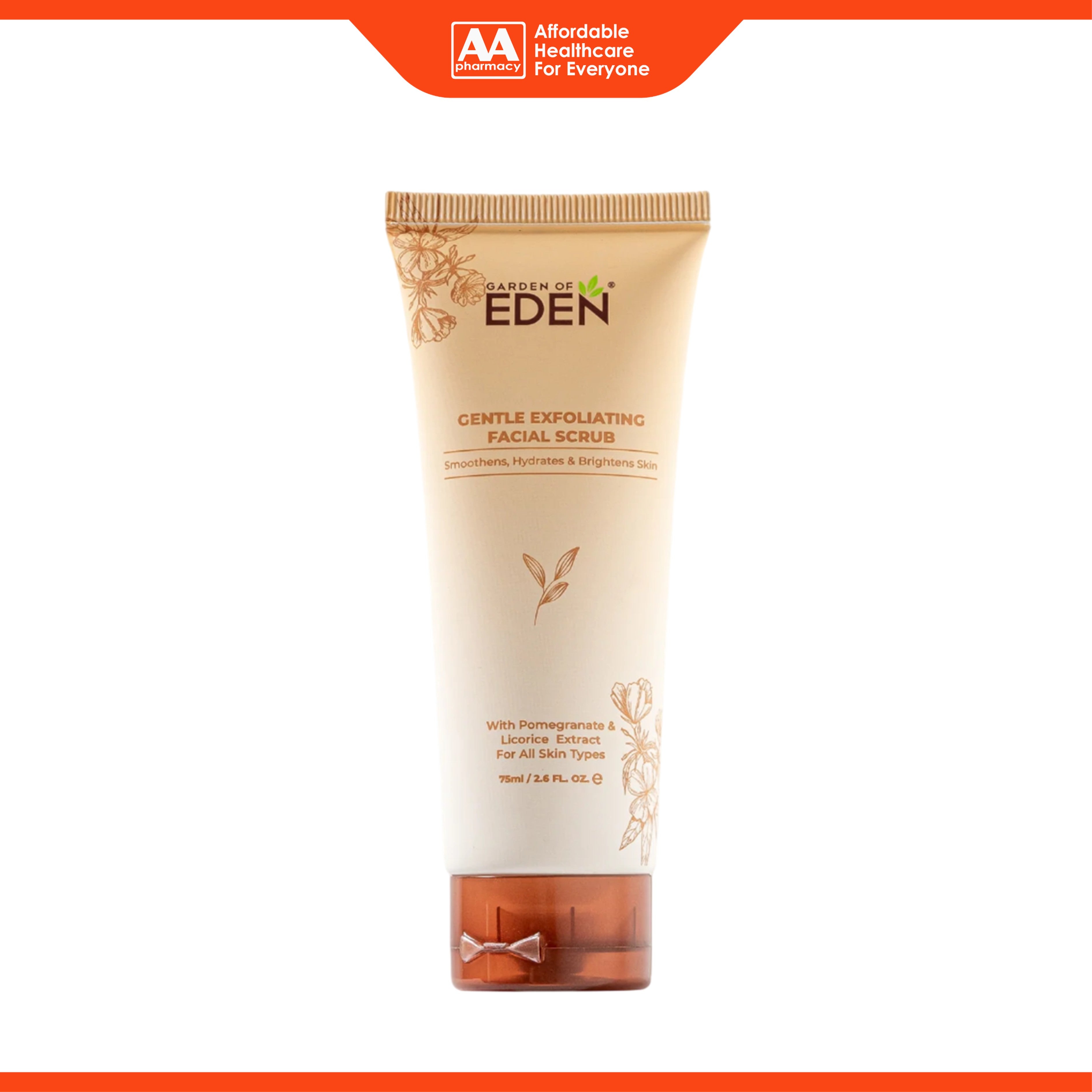 Garden Of Eden Gentle Exfoliating Facial Scrub 75mL