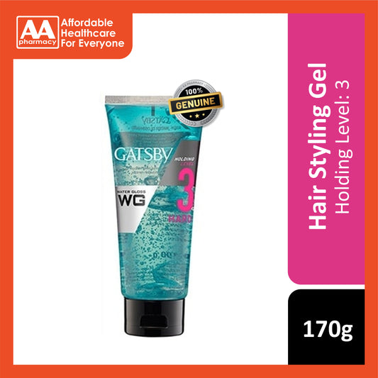 Gatsby Water Gloss Hair Gel (Hard, Holding Level 3) 170g