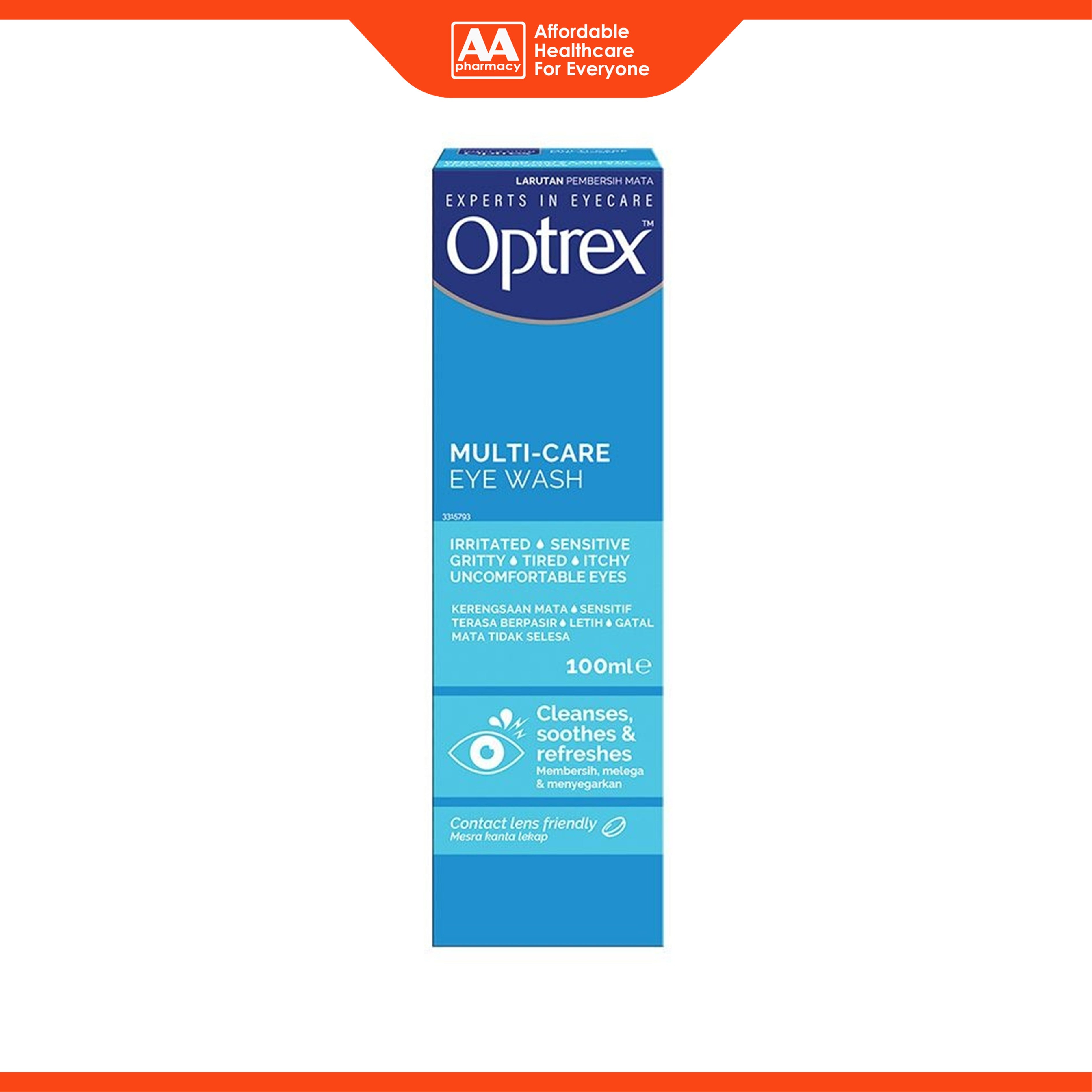 Optrex Multi-Care Eye Wash (100ml)