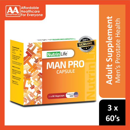 NutrinLife Man Pro Vegecapsule 3x60's