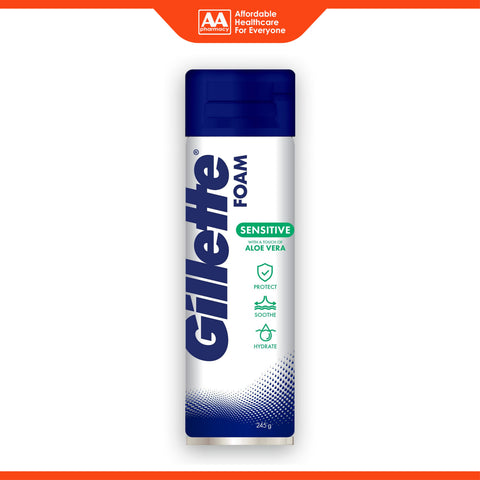 Gillette Sensitive with a Touch of Aloe Vera Shave Foam 245g