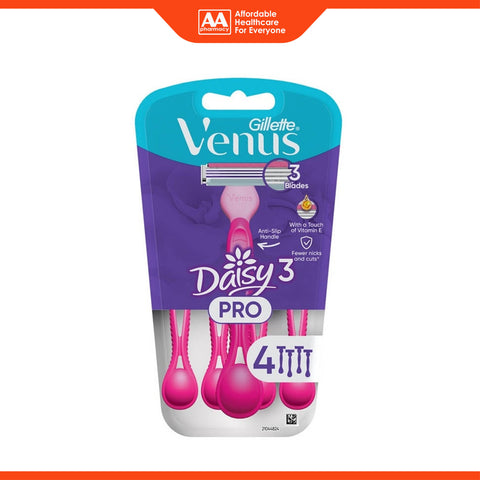 Gillette Venus Daisy 3 Pro Disposable Razor 4's