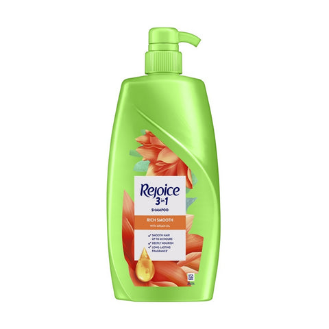 Rejoice 3-In-1 Shampoo (Rich Smooth with Argan Oil) 600mL