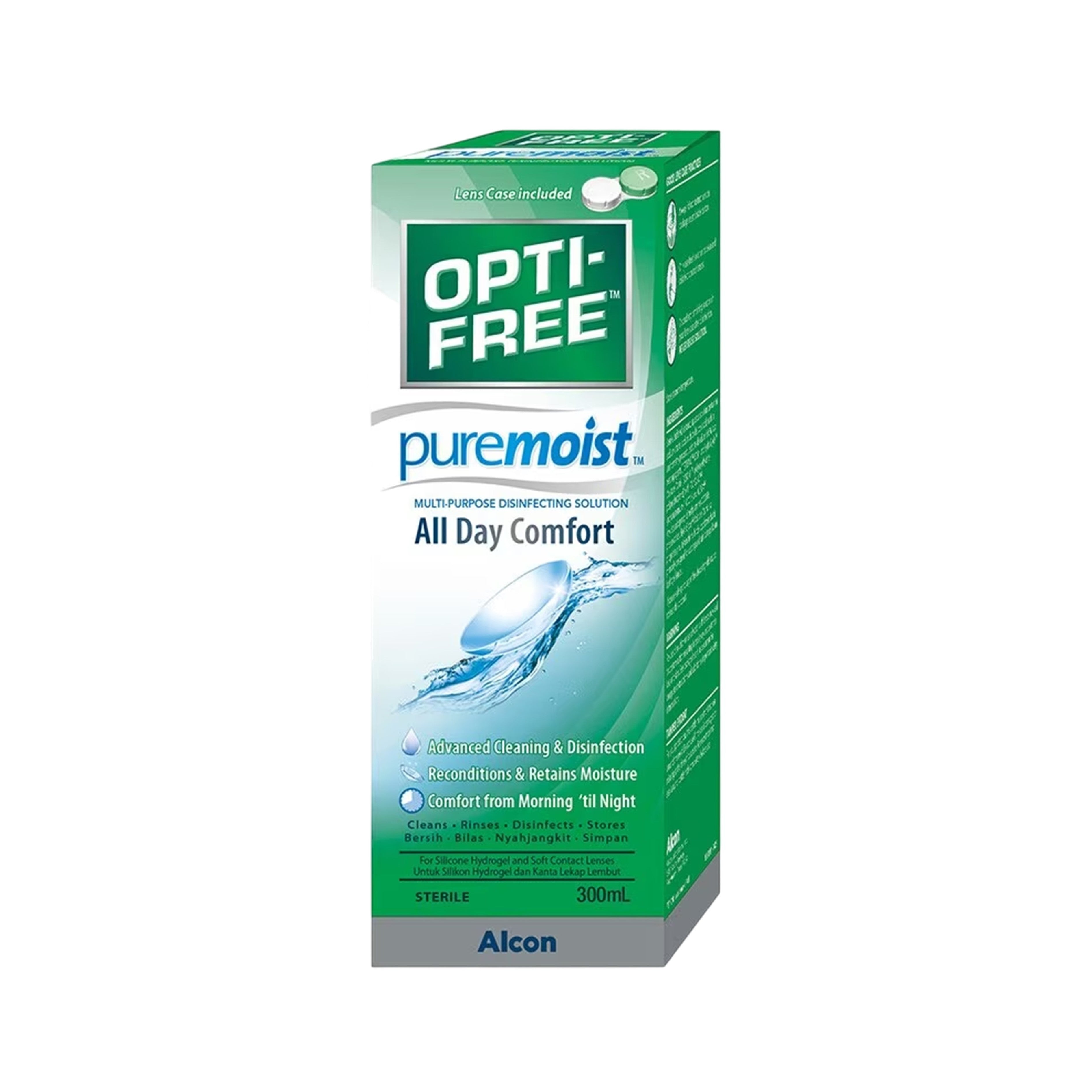 Alcon Opti-Free Pure Moist Multi-Purpose Disinfecting Solution (300ml)