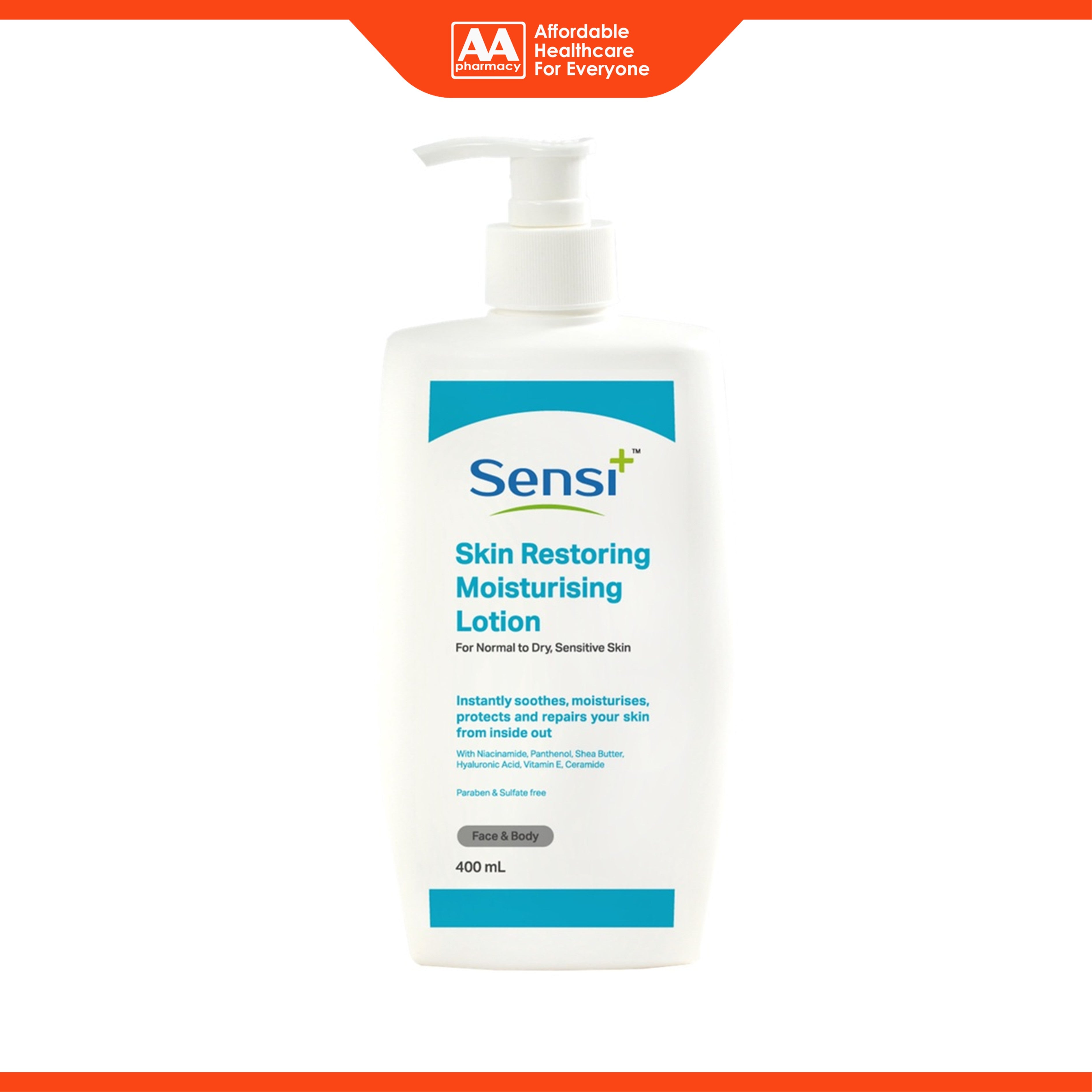Sensi+ Skin Restoring Moisturising Lotion (400ml)