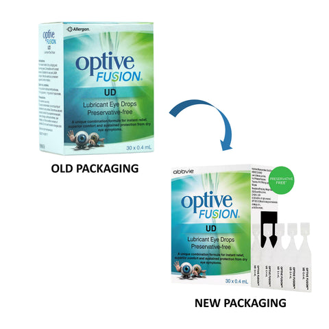 Optive Fusion Unit-Dose Lubricant Eye Drop (Preservative-Free) 0.4mLx30's