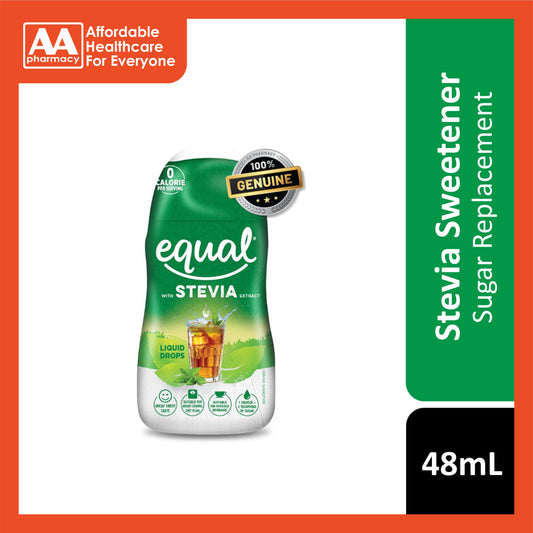 Equal Stevia Sweetener Concentrated Liquid Drop 48mL