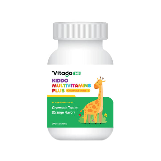Vitago365 Kiddo Multivitamins Plus Chewable Tablet 30's (Orange Flavour)
