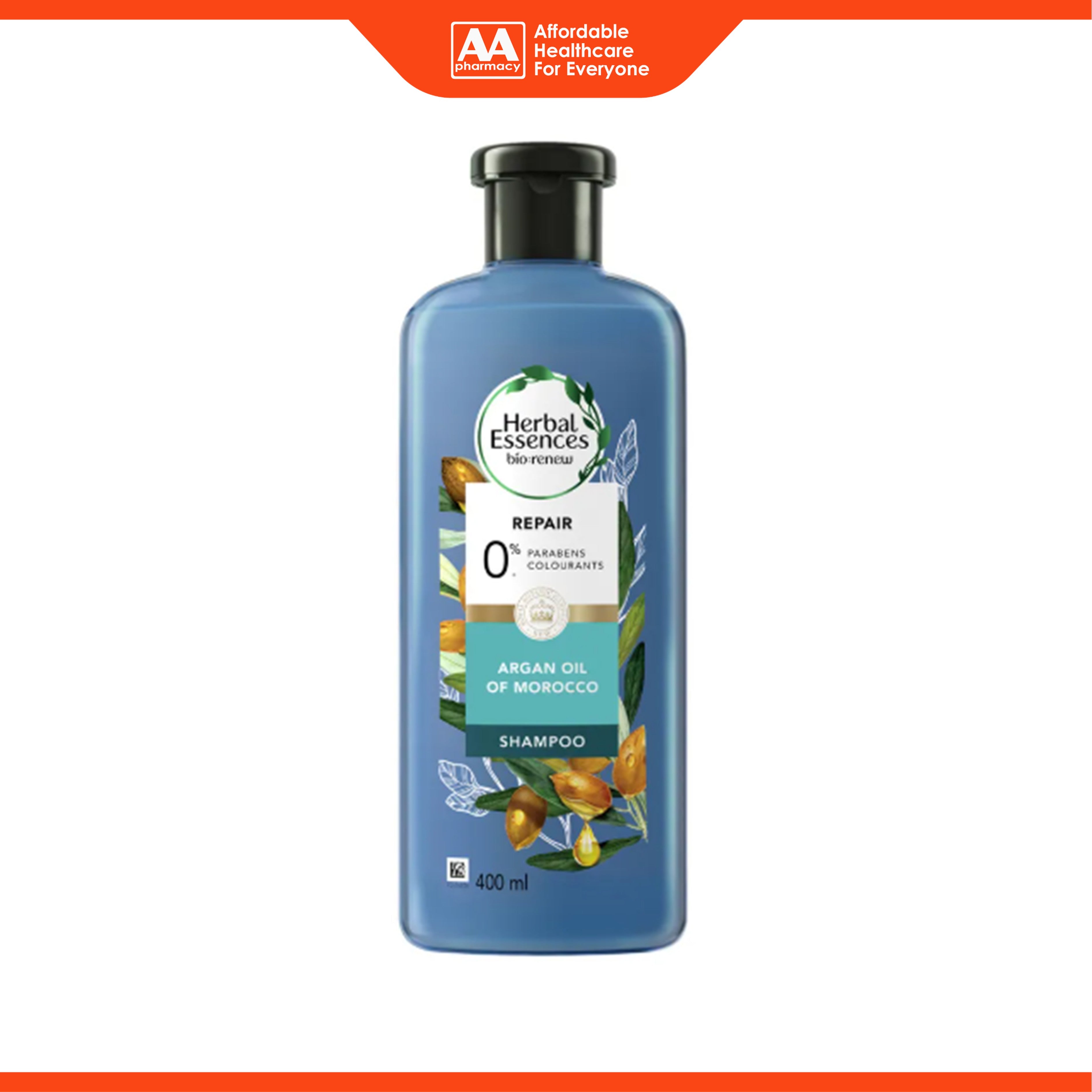 Herbal Essences bio:renew Shampoo - Argan Oil Of Morocco, Repair (400ml)