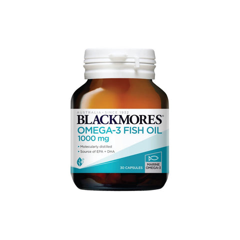 Blackmores Omega-3 Fish Oil 1000mg Softgel 30's