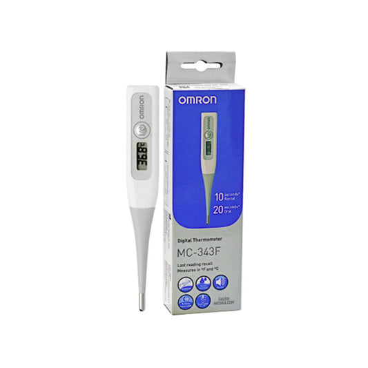 Omron Flexible Tip Digital Thermometer (Model: MC-343F) [1 Year Warranty]