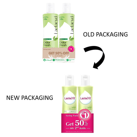 Lactacyd Odor Fresh Daily Feminine Wash 250mLx2's