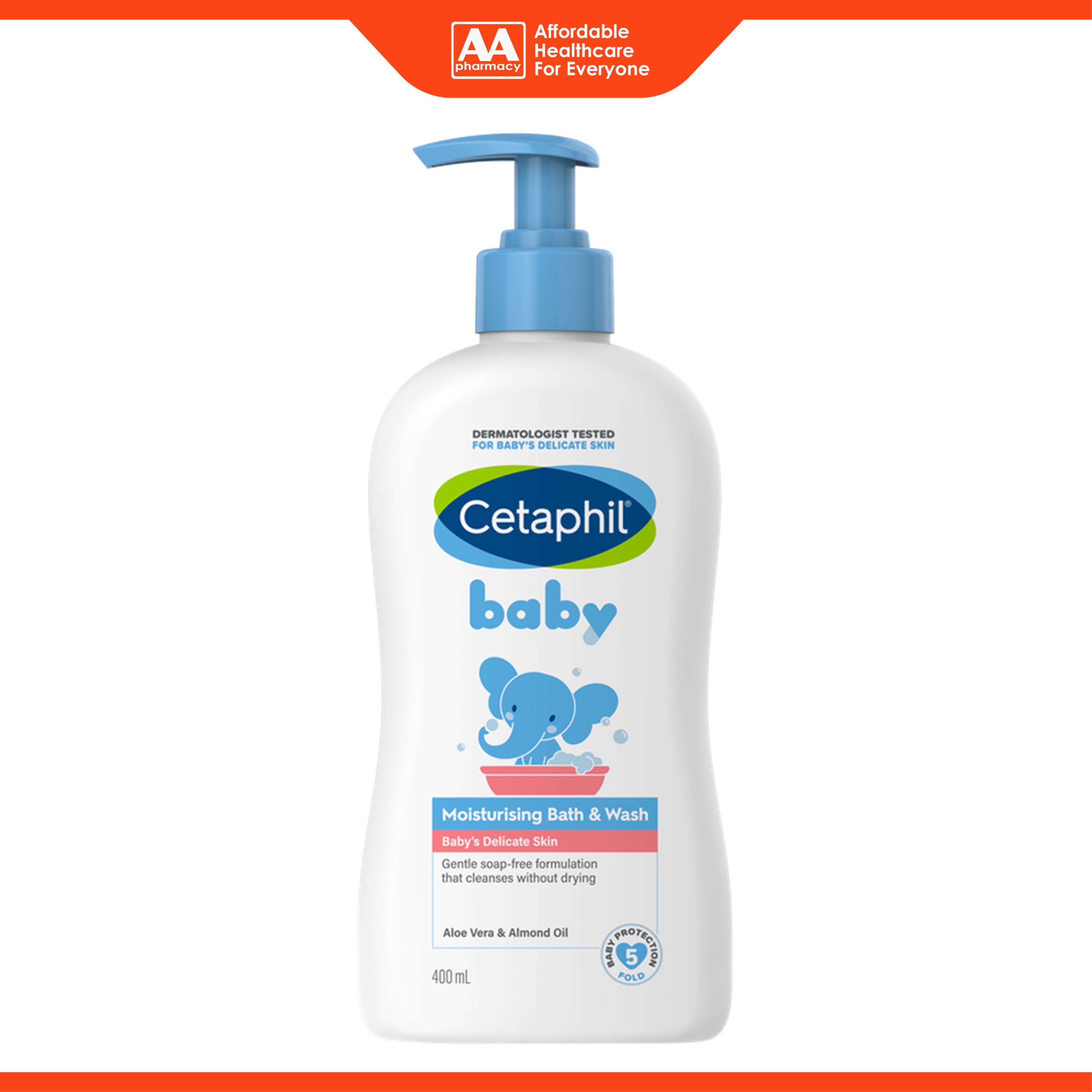 Cetaphil Baby Moisturising Bath and Wash 400mL