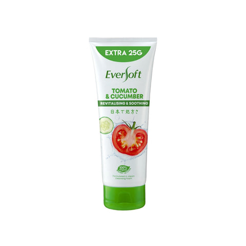 EverSoft Tomato and Cucumber (Revitalizing and Soothing) Cleansing Foam 195g