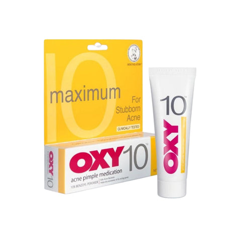 Oxy 10 Maximum (10% Benzoyl Peroxide) Acne Pimple Lotion 25g (For Stubborn Pimple)