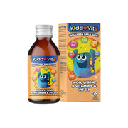 KiddoVits Wellness Emulsion with Iron, Lysine, B Vitamins and Vitamin D3 120mL (Orange Flavour)