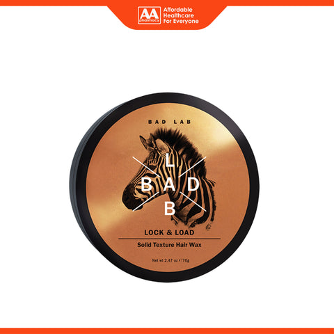 Bad Lab Lock and Load Solid Texture Hair Wax 70g