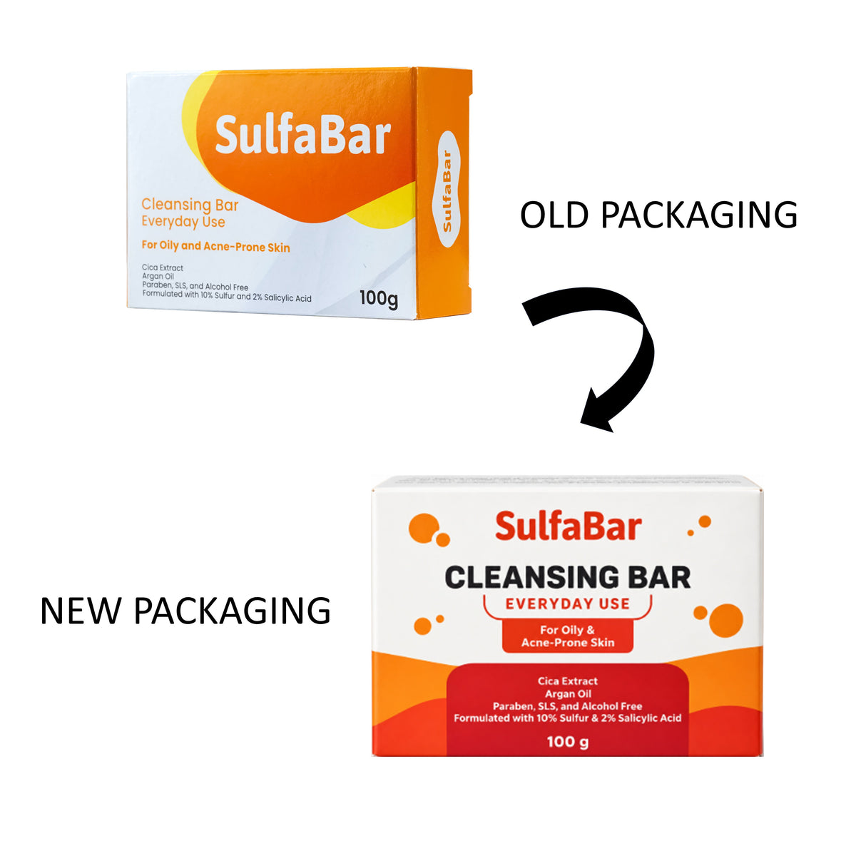 SulfaBar Cleansing Bar for Oily and Acne-Prone Skin (100g)