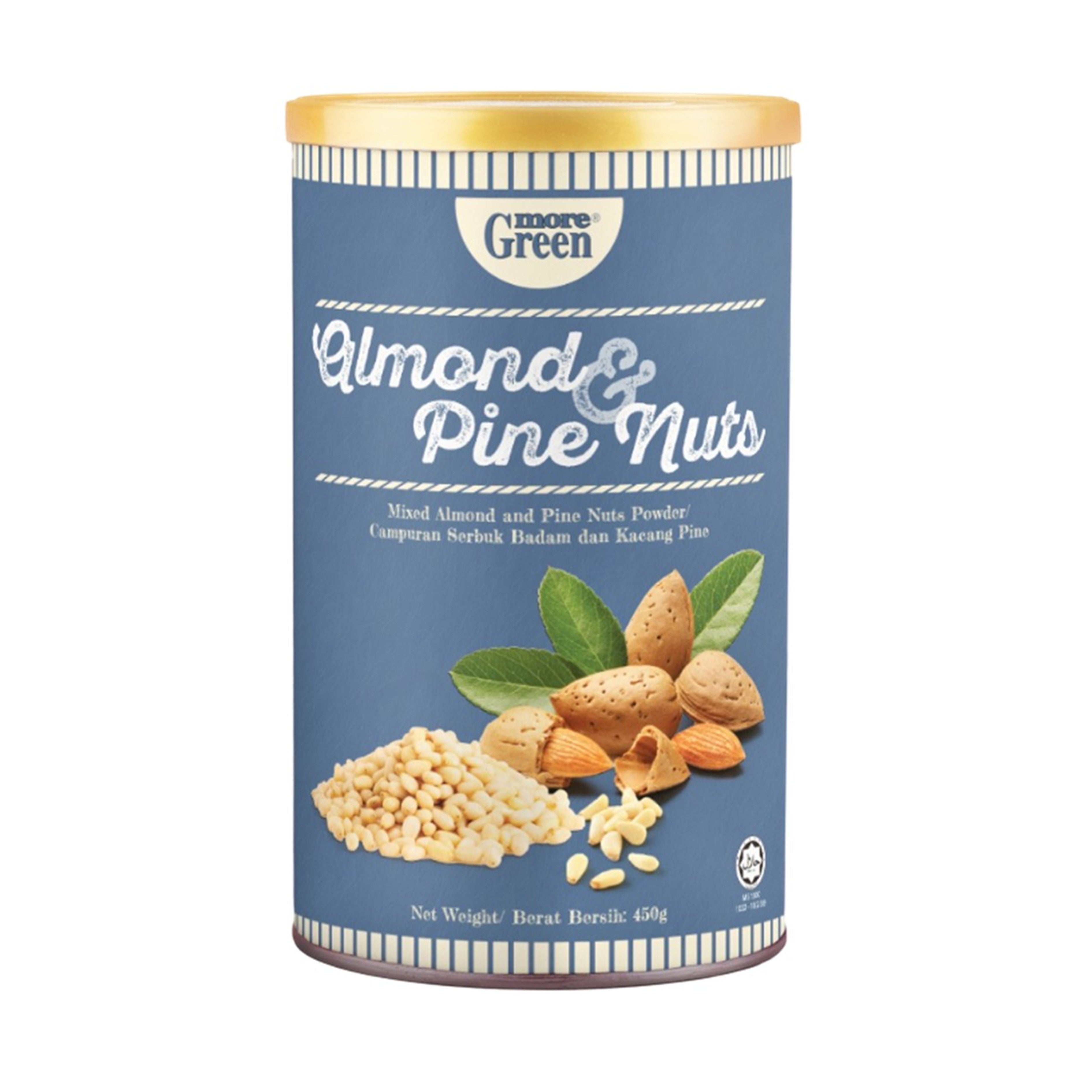More Green Mixed Almond and Pine Nuts Powder 450g