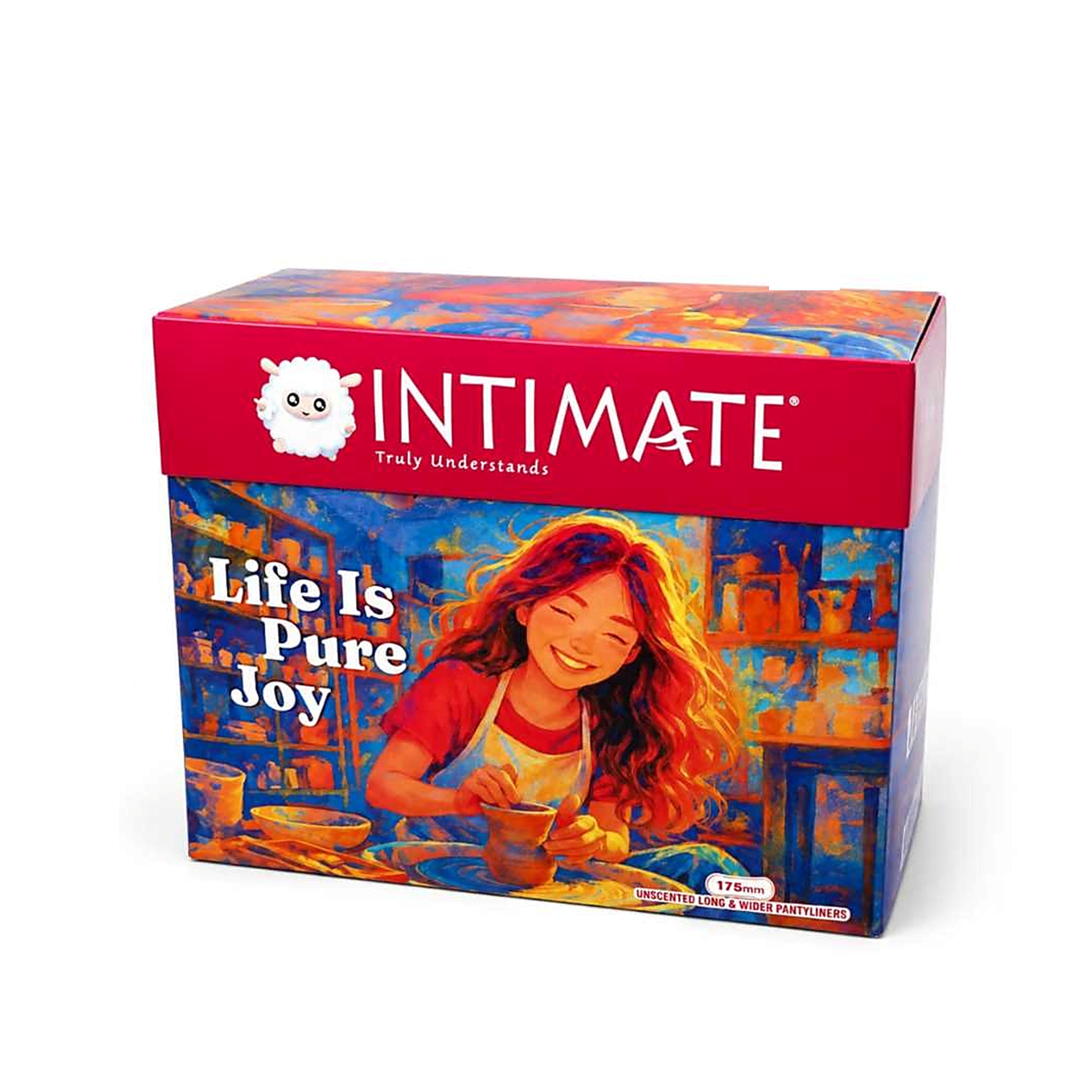Intimate Pantyliners (Unscented Long and Wider, 175mm) 60's