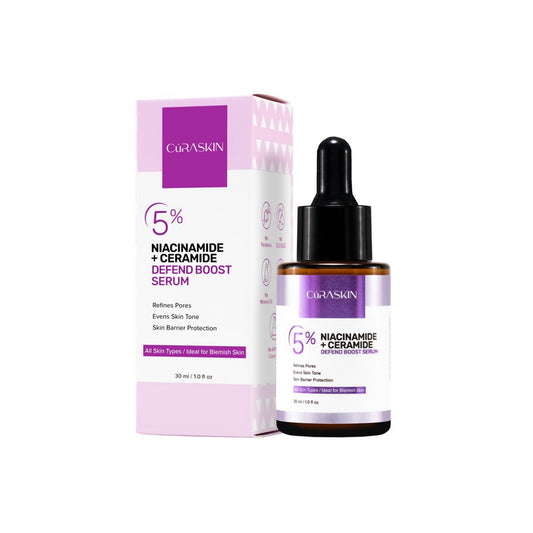 Curaskin 5% Niacinamide + Ceramide Defend Boost Serum 30mL
