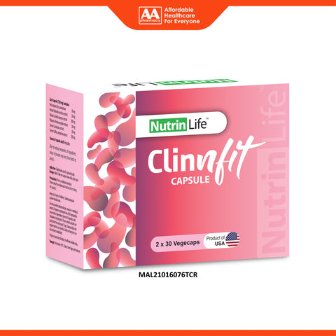 NutrinLife Clinnfit Vegecapsule 2x30’s