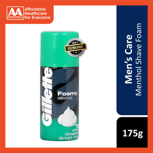 Gillette Foamy (Menthol) Shave Foam 175g