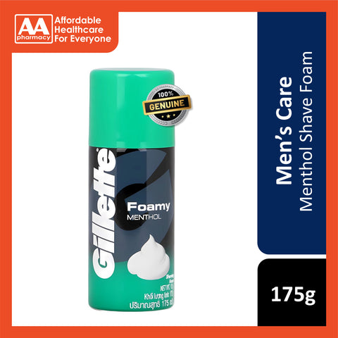 Gillette Foamy (Menthol) Shave Foam 175g
