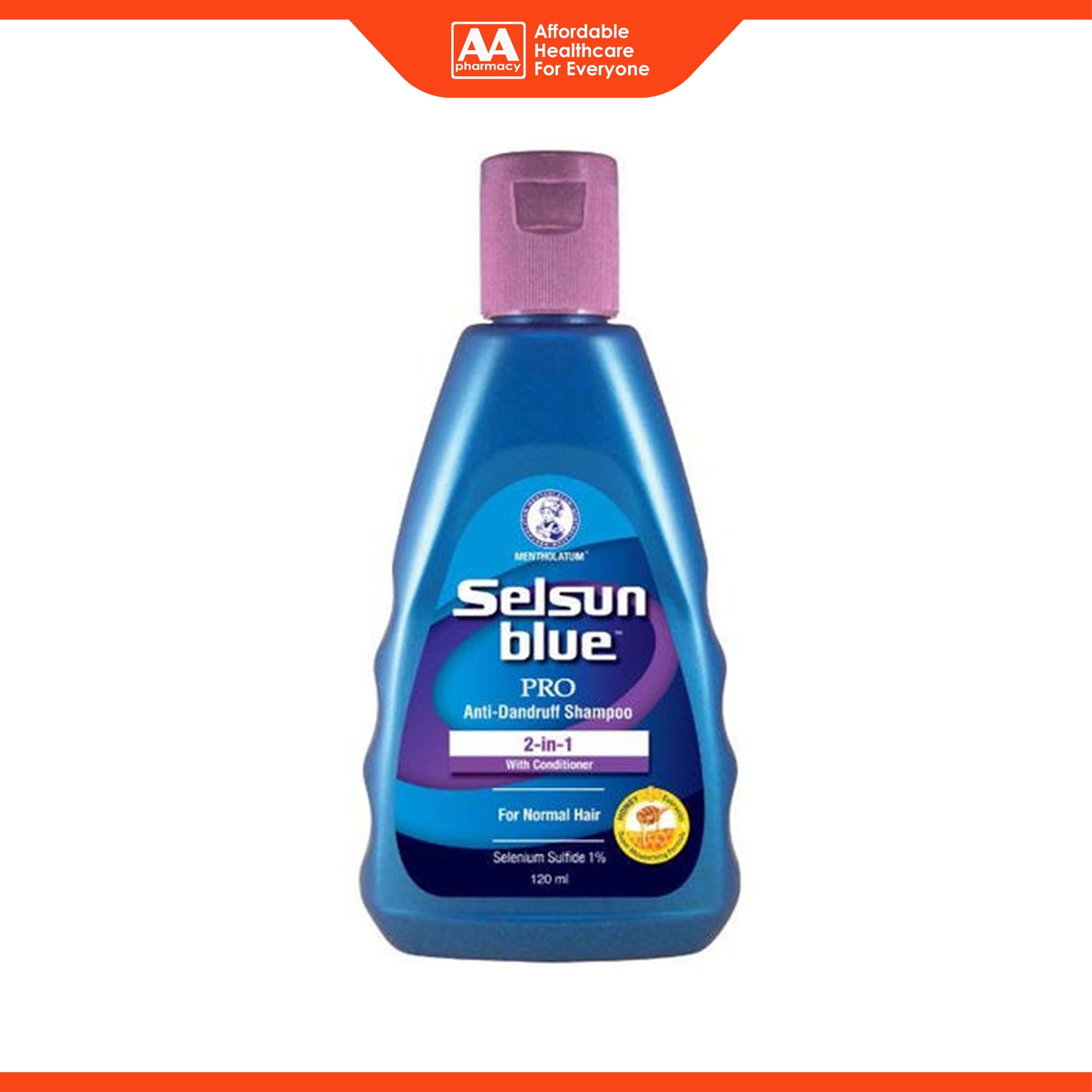 Selsun Blue PRO Anti-Dandruff Shampoo 120mL (2-in-1 with Conditioner)