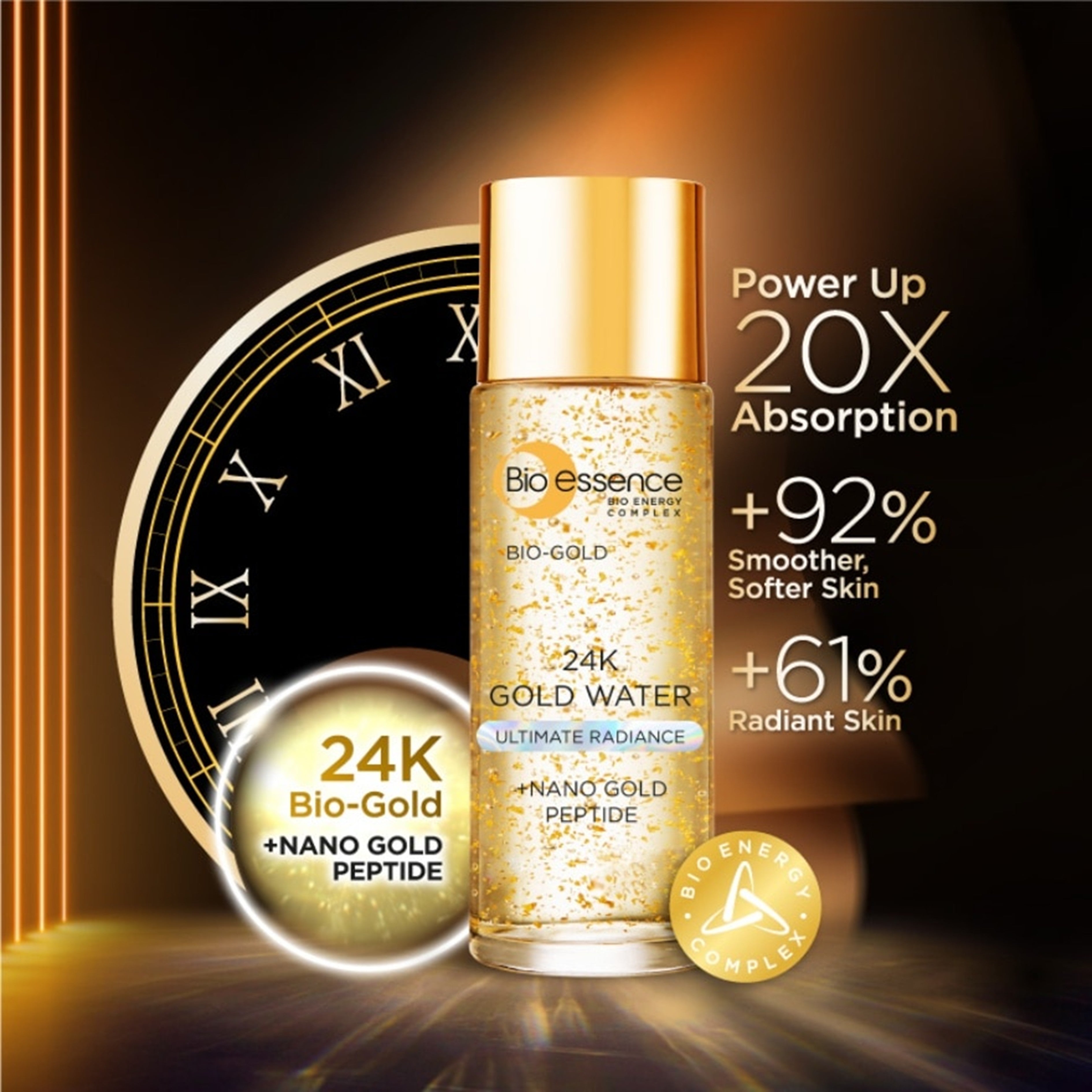 Bio-Essence Bio-Gold (Gold Water 150mL/ Rose Gold Water 100mL)