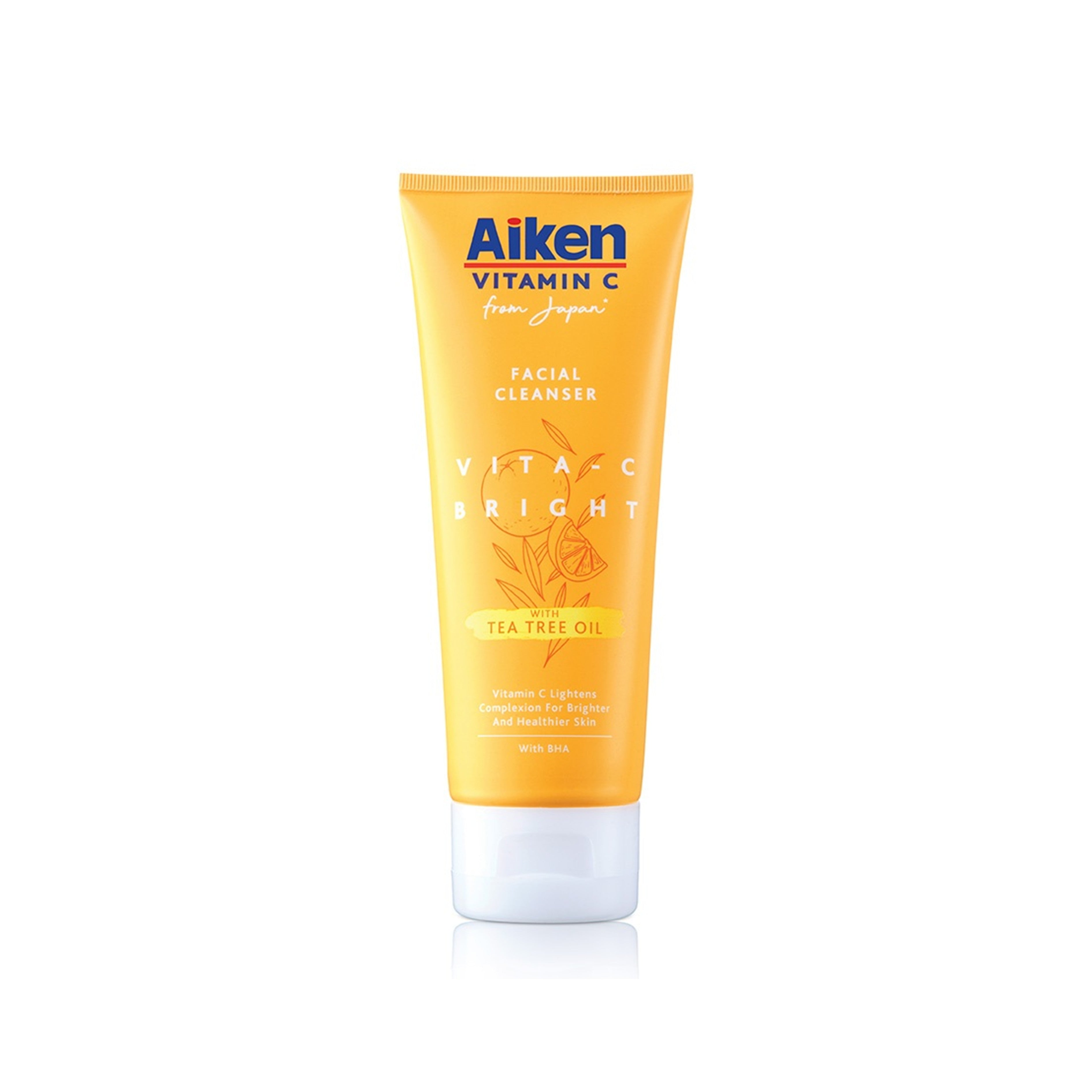 Aiken Vitamin C Facial Cleanser with Tea Tree Oil and BHA 100g (Vita-C Bright)