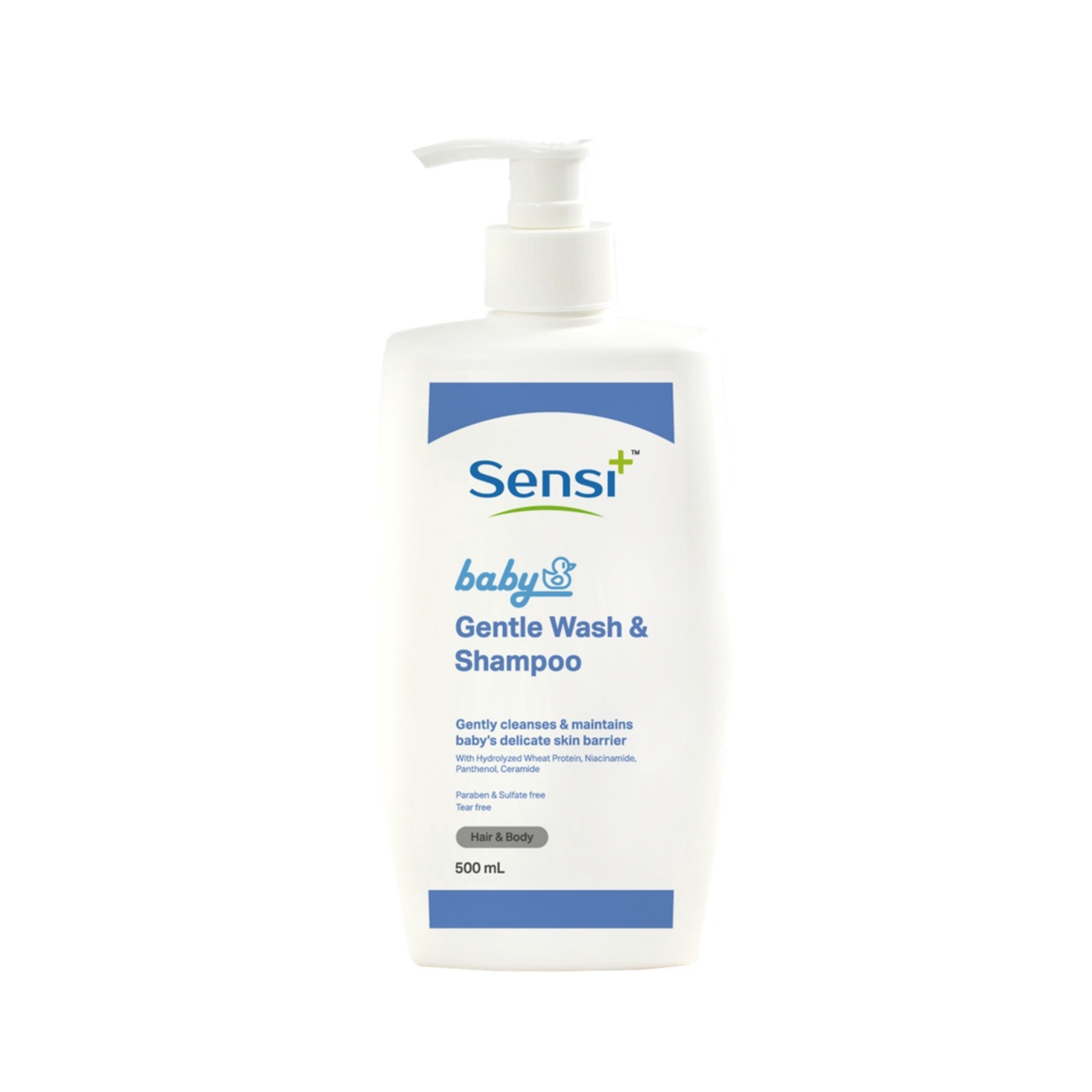 Sensi+ Baby Gentle Wash and Shampoo (500ml)